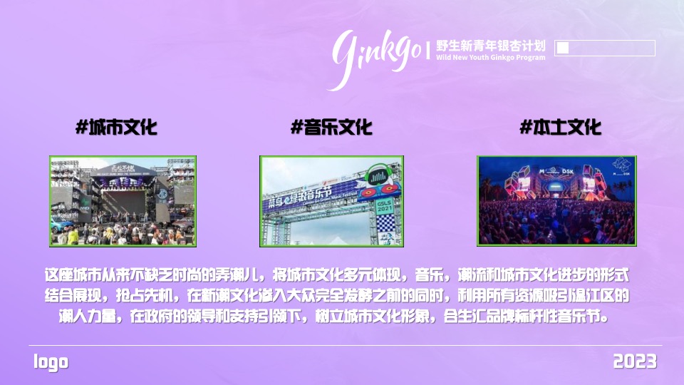 野生新青年银杏音乐节活动策划方案