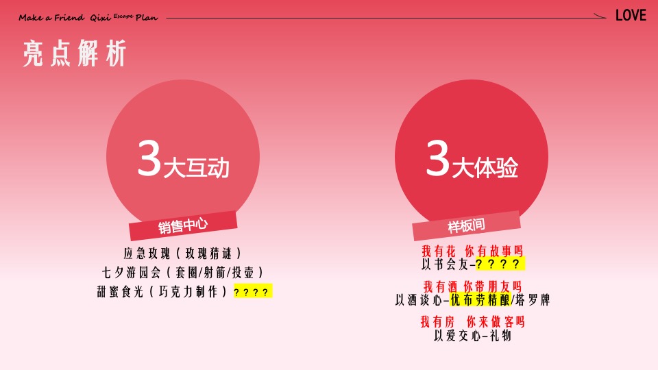 地产项目七夕出逃计划暨样板间开放（交个朋友主题）活动策划方案