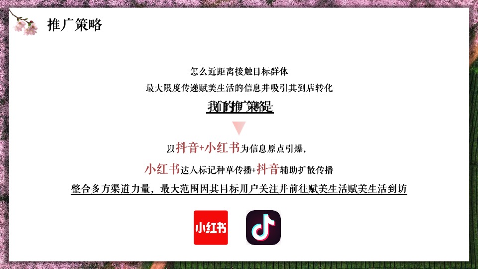 赋美生活花卉门店小红书抖音线上传播方案