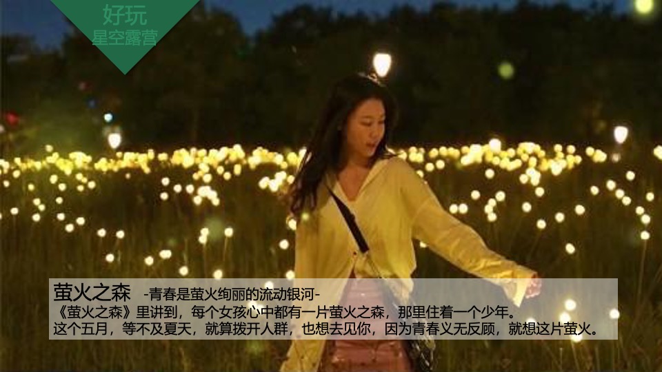 文旅公园星空露营节系列（好玩一夏主题）活动策划方案