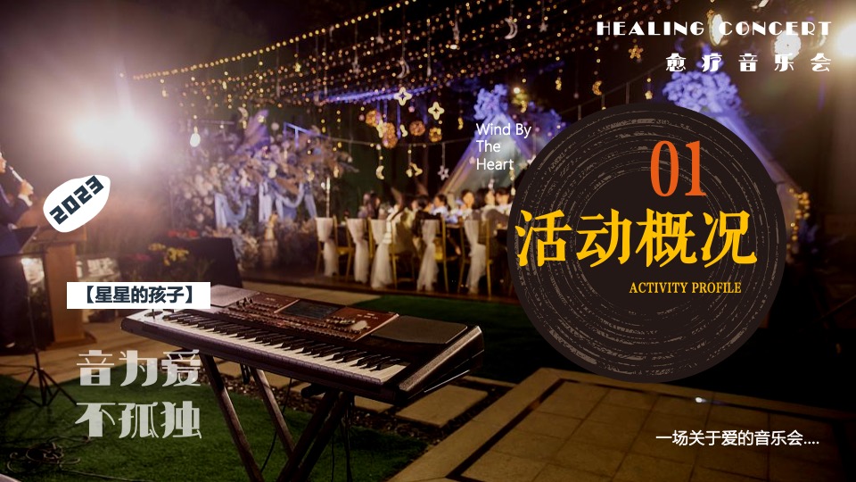 山海归来【星星的孩子】愈疗音乐会公益活动策划方案