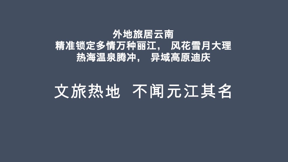 元江府广告推广策略提报 #文旅小镇# #产业小镇# #云南#