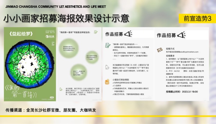 金茂长沙美学IP公益画展活动策划案 #社群活动#