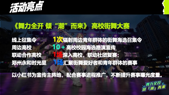 高校街舞大赛（舞力全开·倾潮而出主题）活动策划方案