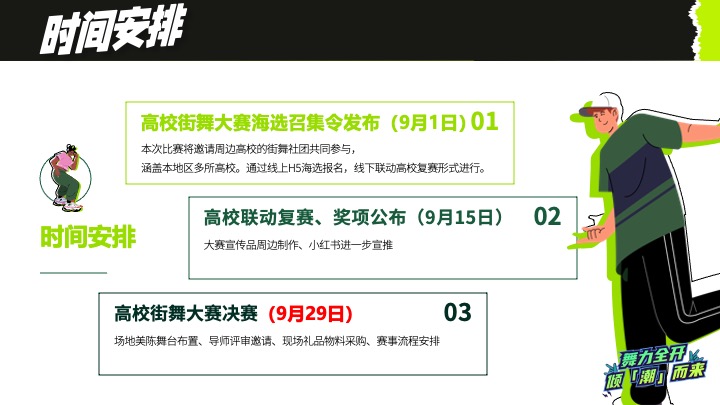 高校街舞大赛（舞力全开·倾潮而出主题）活动策划方案