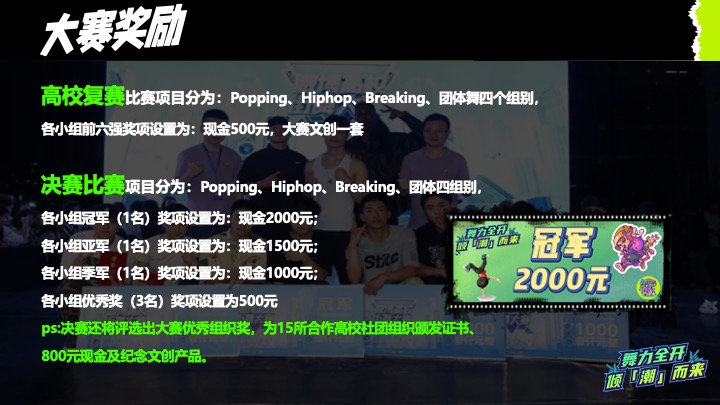 高校街舞大赛（舞力全开·倾潮而出主题）活动策划方案