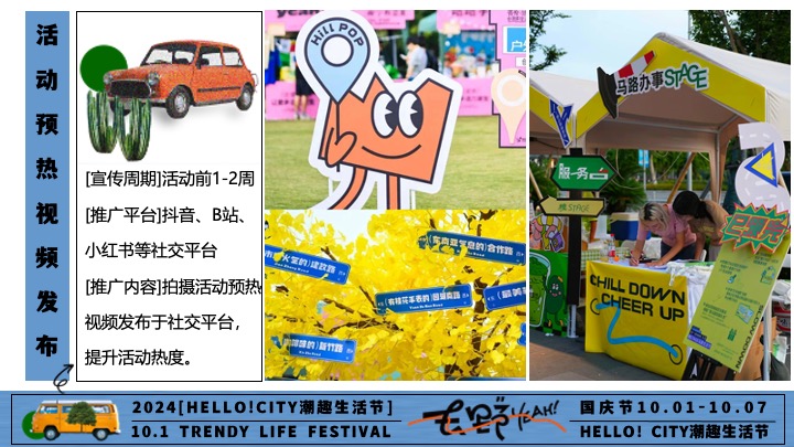 商场地产十一潮趣生活节系列（HELLO！CITY主题）活动策划方案