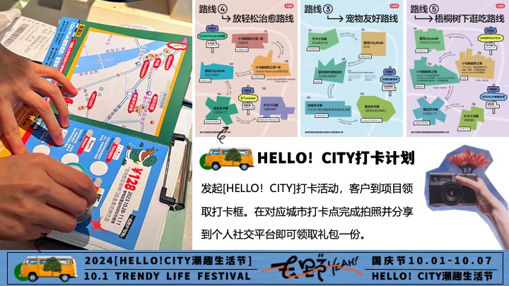 商场地产十一潮趣生活节系列（HELLO！CITY主题）活动策划方案