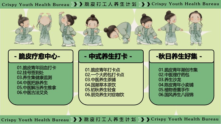 商场地产十一中医朋克养生计划（脆皮打工人·养生市集主题）活动策划方案