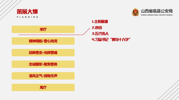 临县公安警史馆设计规划方案