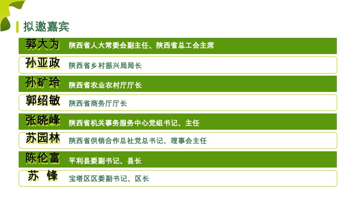 首届陕西省乡村振兴高质量发展论坛策划方案