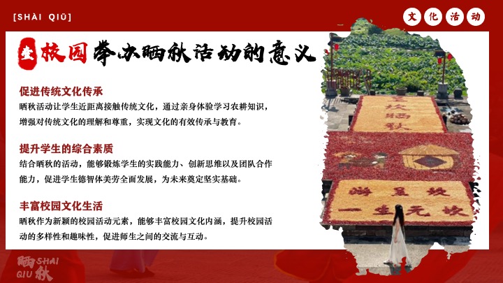 秋日传统非遗主题互动集市（金秋丰收·晒秋文化节主题）活动策划方案