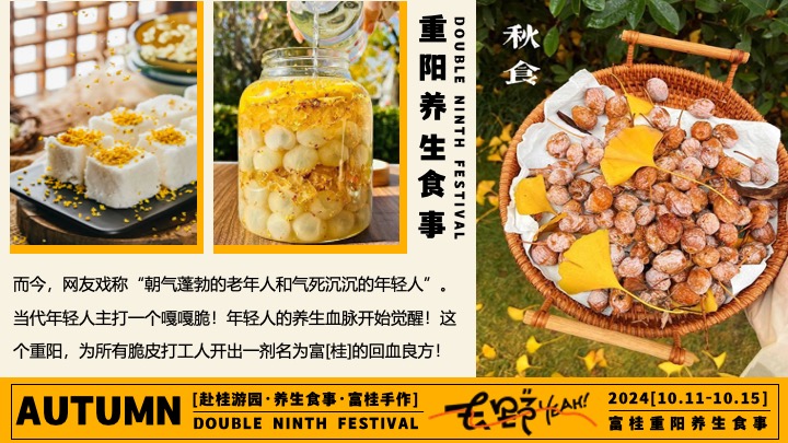 商场地产九九重阳节游园市集（富桂重阳·养生食事主题）活动策划方案