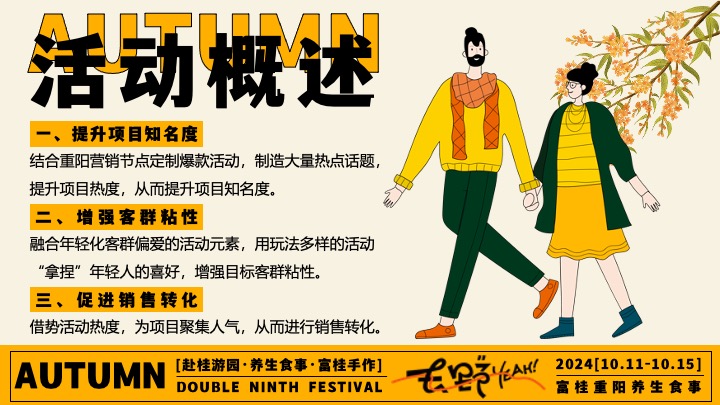 商场地产九九重阳节游园市集（富桂重阳·养生食事主题）活动策划方案