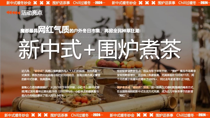商业广场围炉煮茶冬日国风市集（新中式暖冬妙会主题）活动策划方案