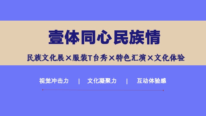 商业购物中心周年庆暨少数民族风情大赏系列活动方案