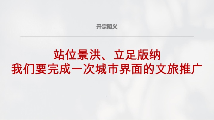 西双版纳城市文旅年度宣传推广案
