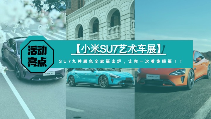 小米SU7艺术车展暨尊享试驾会