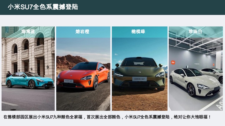 小米SU7艺术车展暨尊享试驾会