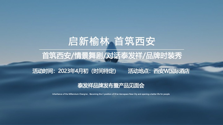 地产项目品牌发布暨产品见面会（启新榆林·首筑西安主题）活动策划方案