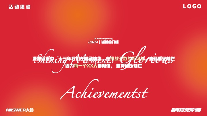 企业公司年终ANSWER大会（请回答2023主题）活动策划方案