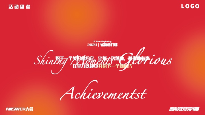 企业公司年终ANSWER大会（请回答2023主题）活动策划方案