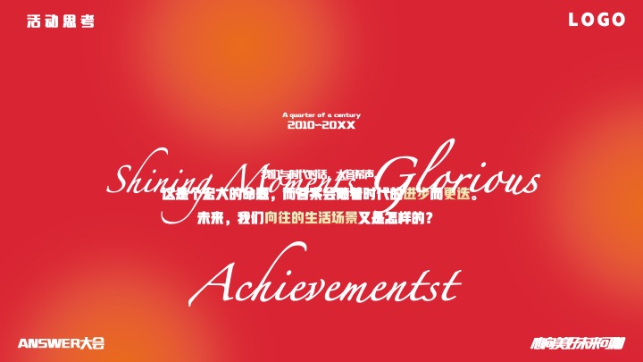 企业公司年终ANSWER大会（请回答2023主题）活动策划方案