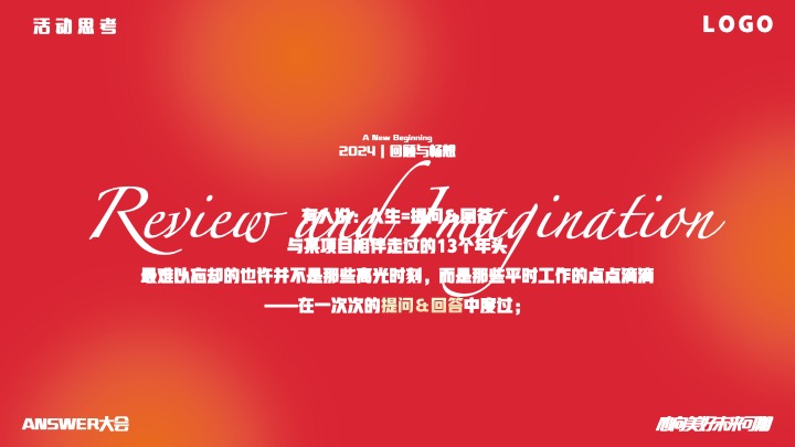 企业公司年终ANSWER大会（请回答2023主题）活动策划方案