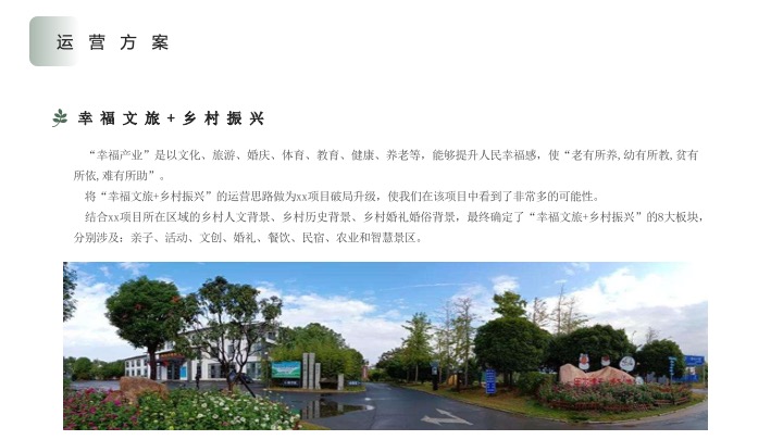 生态园区幸福文旅+运营思路方案