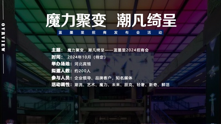 商业广场招商发布会（魔力聚变·潮凡绮呈主题）活动策划方案
