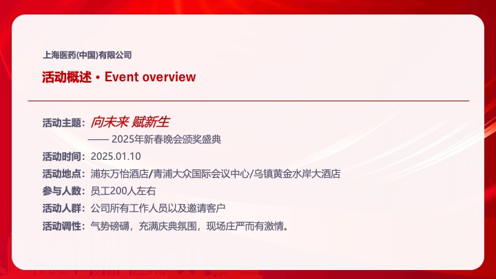 企业公司蛇年新春年会及颁奖典礼（向未来·赋新生主题）活动策划方案