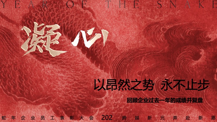 企业公司蛇年新春年会暨颁奖庆典（跨越新元·奔赴新愿主题）活动策划方案