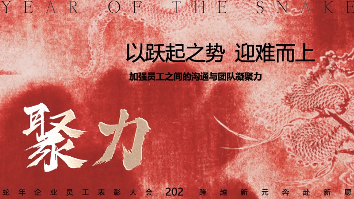 企业公司蛇年新春年会暨颁奖庆典（跨越新元·奔赴新愿主题）活动策划方案