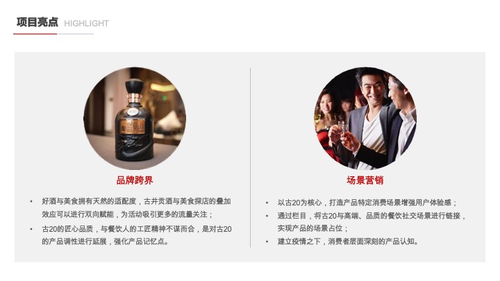 古井贡白酒古20视频栏目服务方案短视频推广策划案