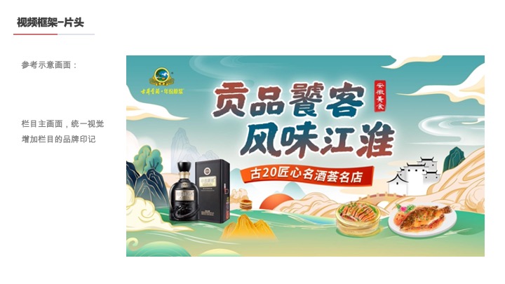 古井贡白酒古20视频栏目服务方案短视频推广策划案