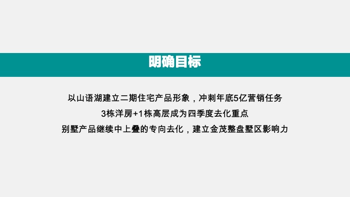 高新·金茂墅10-12月推广策划案 #别墅# #洋房# #第四季度#