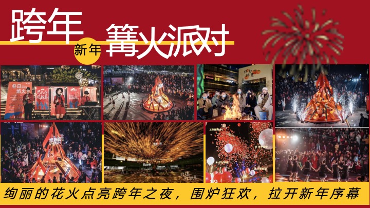 【圣诞&元旦】地产项目双旦烟花热烈派对主题活动策划案