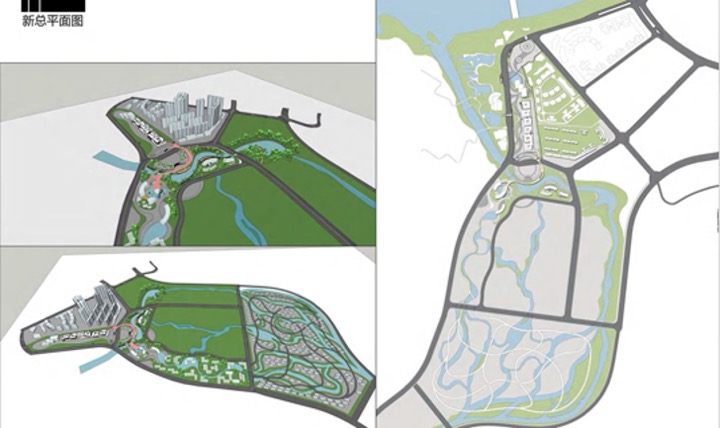 古文化产业小镇滨河水街桥创客集市景观设计方案