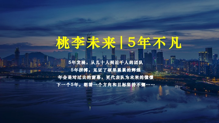 企业公司年会盛典（五载辉煌 再启新章主题）活动方案活动