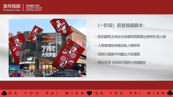 商业广场7周年庆系列（无限7待·大有牌面主题）活动策划方案