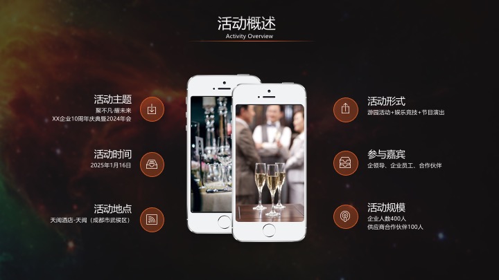 企业公司10周年庆典暨年会（聚不凡·耀未来主题）活动策划方案