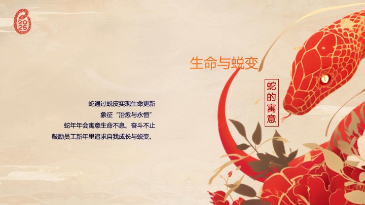 企业公司新春团拜会（繁花映蛇迹·共启新未来主题）活动策划方案