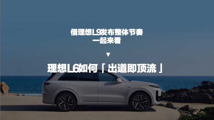 理想L6上市动作策略复盘