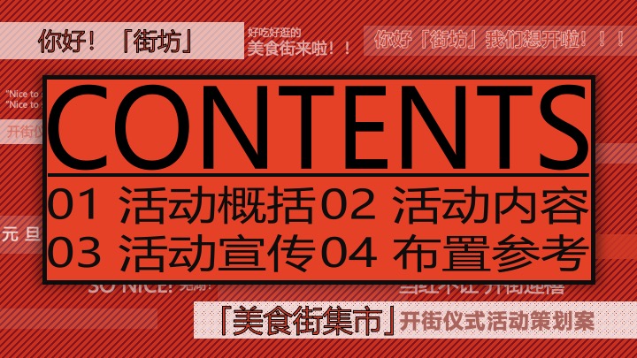 美食集市街开街仪式（巷阳花开主题）活动策划方案
