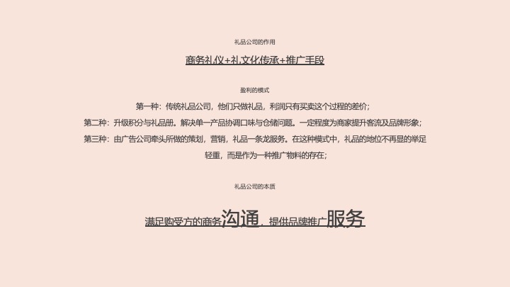 礼品品牌推广方案