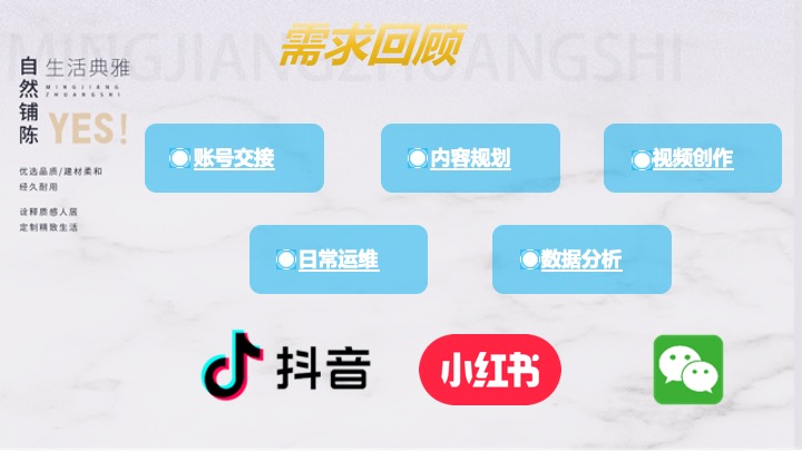 名匠装饰-抖音小红书公众号ATL营销策划提报