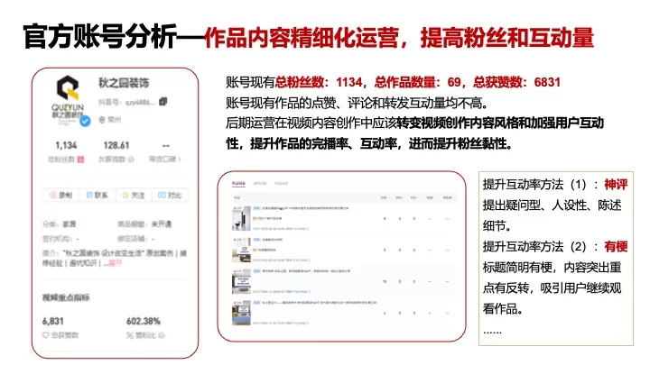 秋之圆装饰抖音推广营销方案