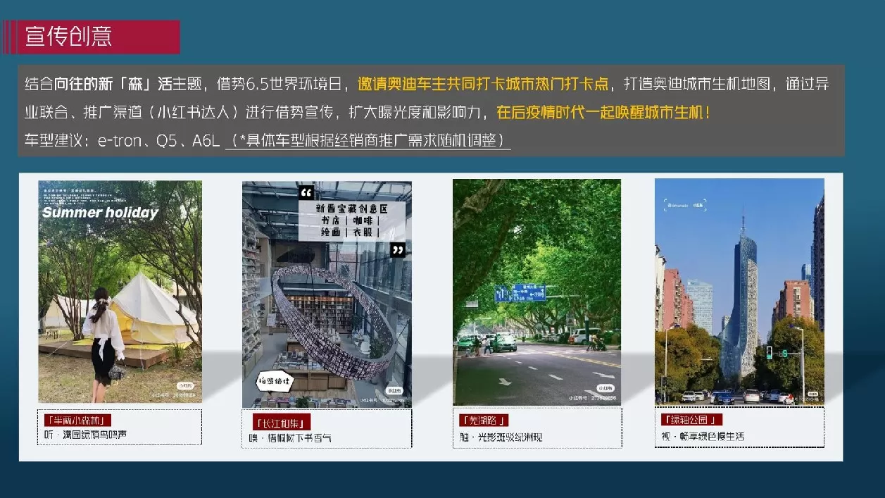 奥迪车主探索城市绿洲体验之旅活动策划方案