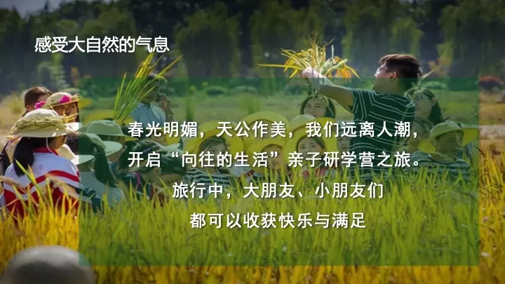 春季亲子研学营（向往的生活主题）活动策划方案