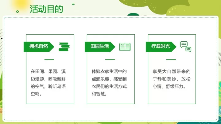 春季亲子研学营（向往的生活主题）活动策划方案